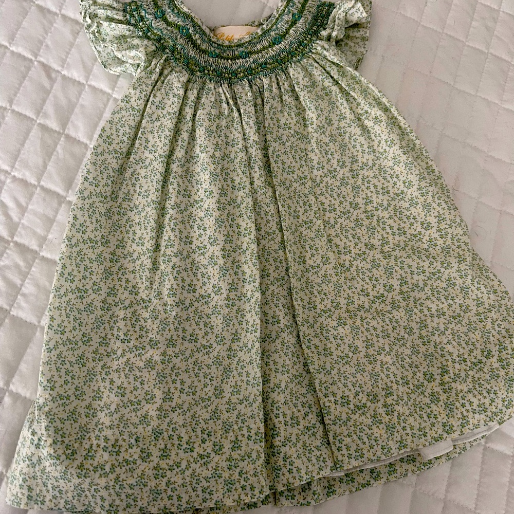 Petit Ami Infant Smocked Dress 9 Months